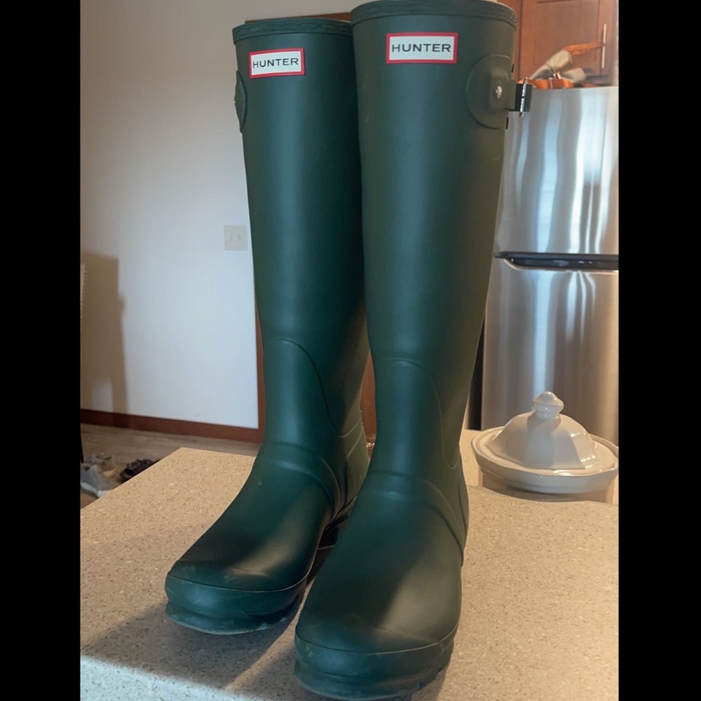 Hunter Green Tall Womens Hunter Boots